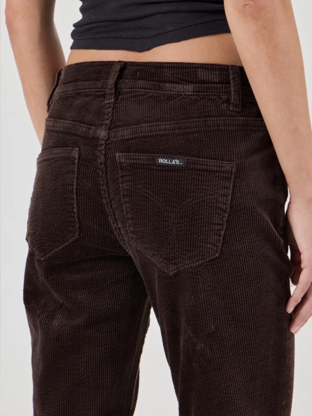 ROLLA'S Dallas Bootcut Lowrise Corduroy Pant 29x31 Granola Coastal Cowgirl EUC - Picture 7 of 16